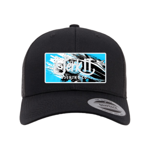 Jerk It Blue Explosion Trucker Snapback