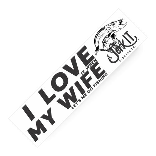 Bumper Sticker – I Love My Wife