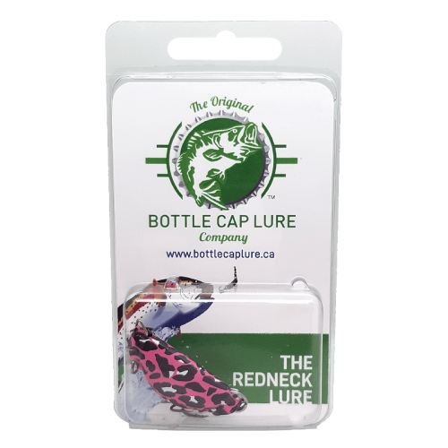 Bottle Cap Lures - Pink Leopard