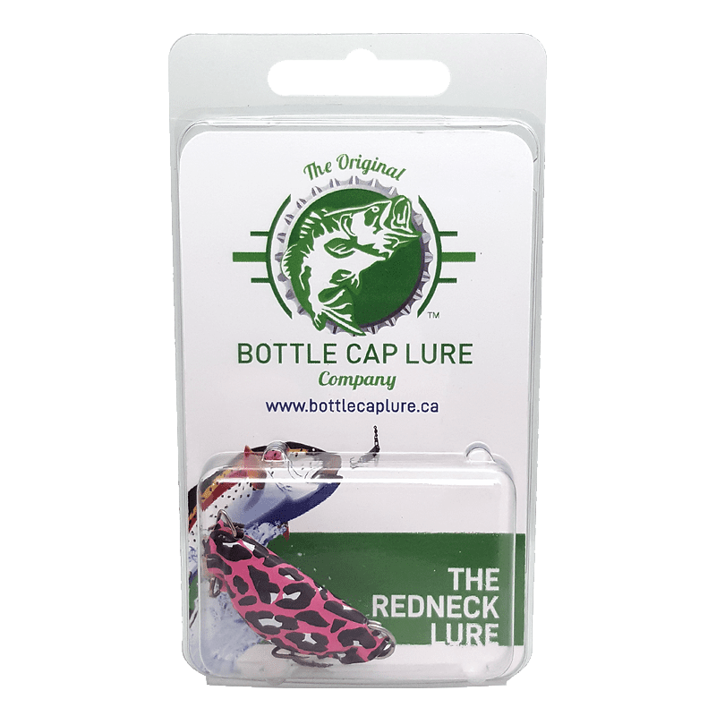 Bottle Cap Lures - Pink Leopard