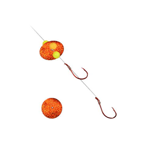 Jerk It - LIVE BAIT SPINNER RIG - Orange