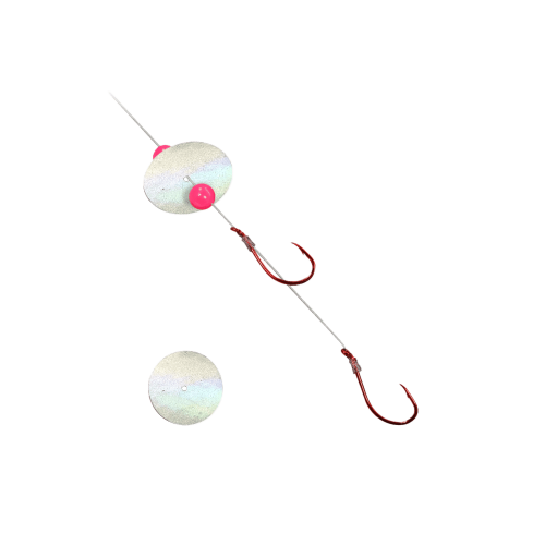 Jerk It - LIVE BAIT SPINNER RIG - White