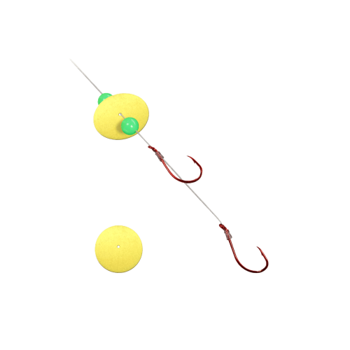 Jerk It- LIVE BAIT SPINNER RIG - Yellow