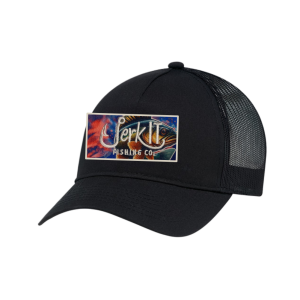 Jerk It Ladies Ponytail Walleye Fusion - Black