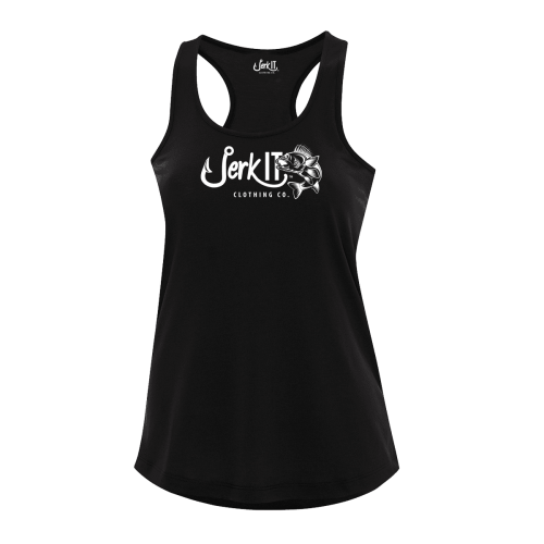 Jerk It Walleye Racerback Tank – Ladies