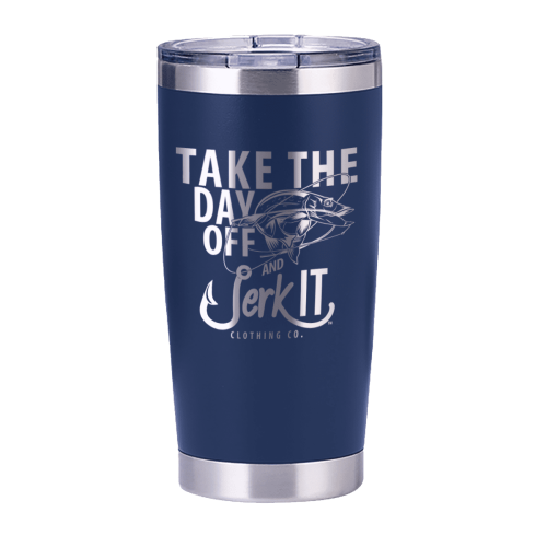 Take The Day Off Tumbler - Navy