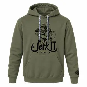 Jerk It Classic Walleye - Military Green