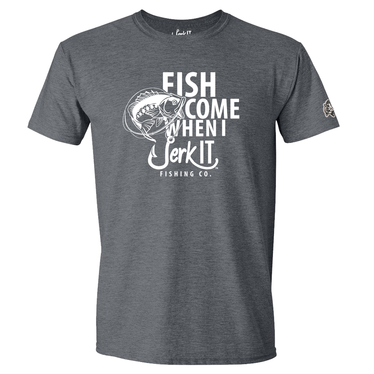 Fish Come When I Jerk It - T-Shirt - Image 4