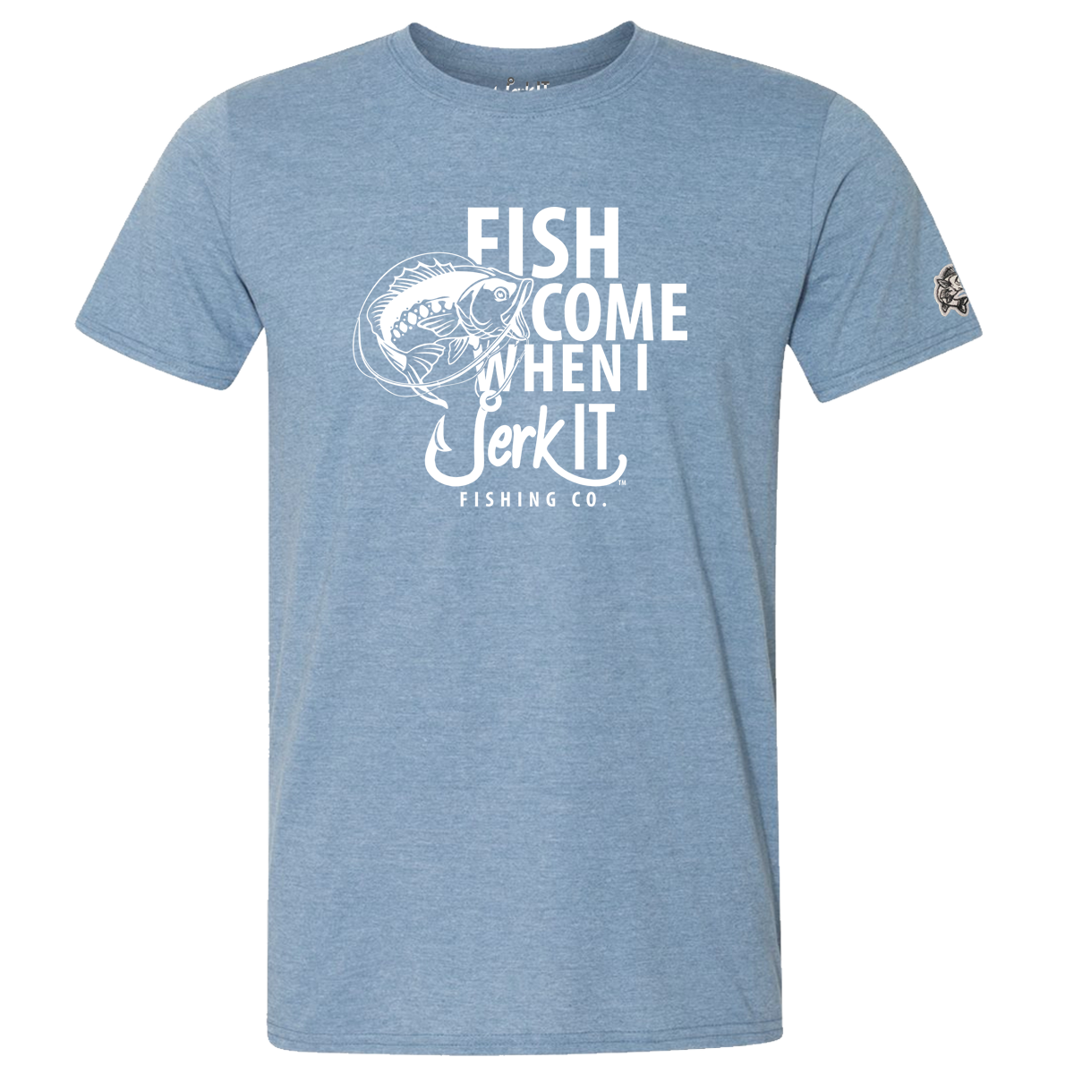 Fish Come When I Jerk It - T-Shirt - Image 3