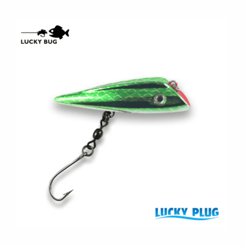 Lucky Bug 5" Lucky Plug - Green Diamond Back