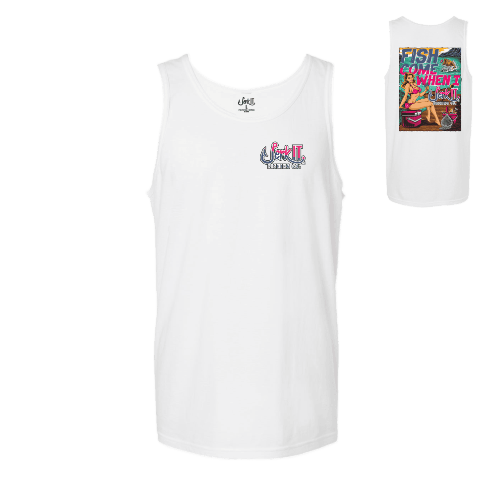 Fish Come When I Jerk It - Men's Tank Top