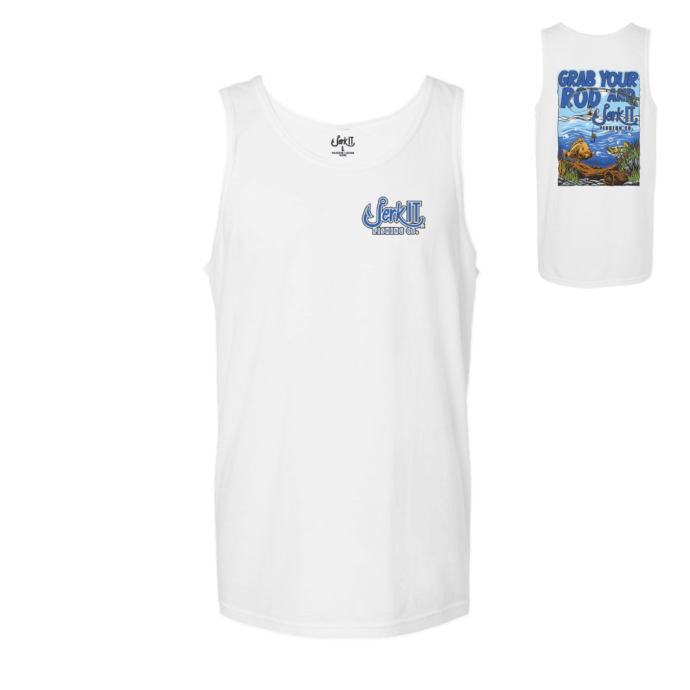 Grab Your Rod and Jerk It - Men's Tank Top