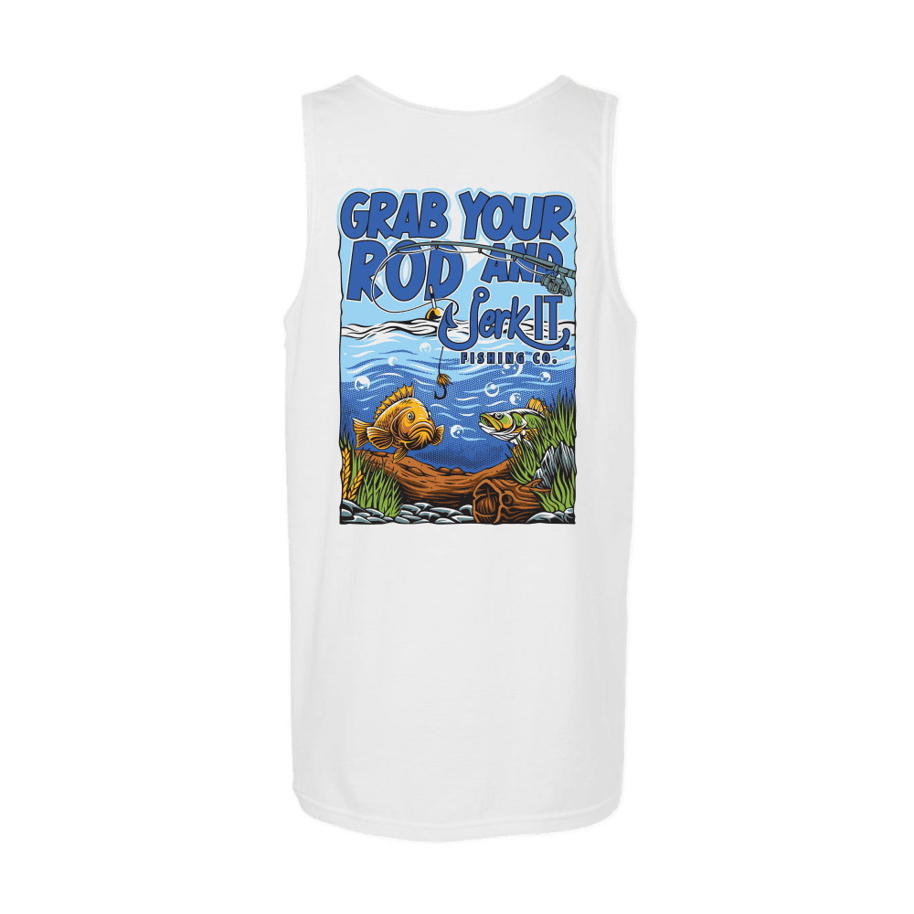 Grab Your Rod and Jerk It - Men's Tank Top - Image 2