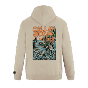 Retro Hoodie - Call In Sick