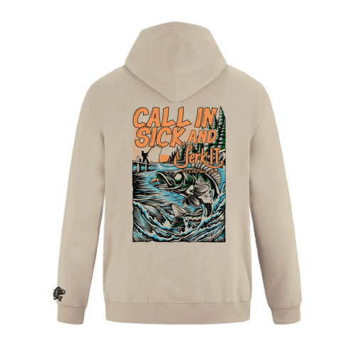 Retro Hoodie - Call In Sick