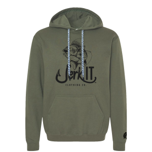 Jerk It Classic Walleye - Military Green