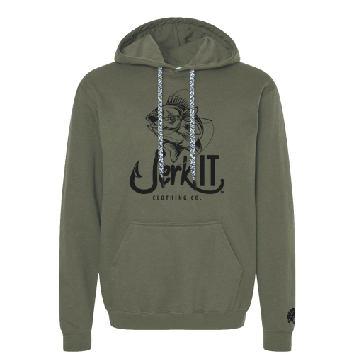 Jerk It Classic Walleye - Military Green