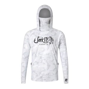Men's Fishing Shirt - White Camo
