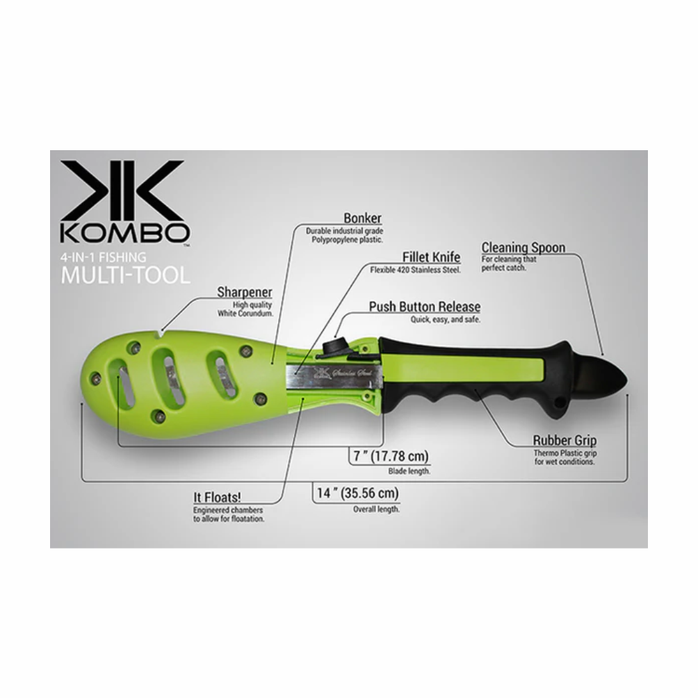 Lucky Bug Kombo Fishing Multi-Tool - Green - Image 2